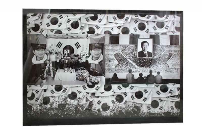 김대중, 노무현 대통령 장례식합성사진 아크릴 상자